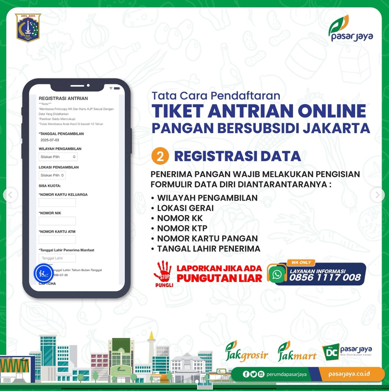 Antrian KJP Pasar Jaya